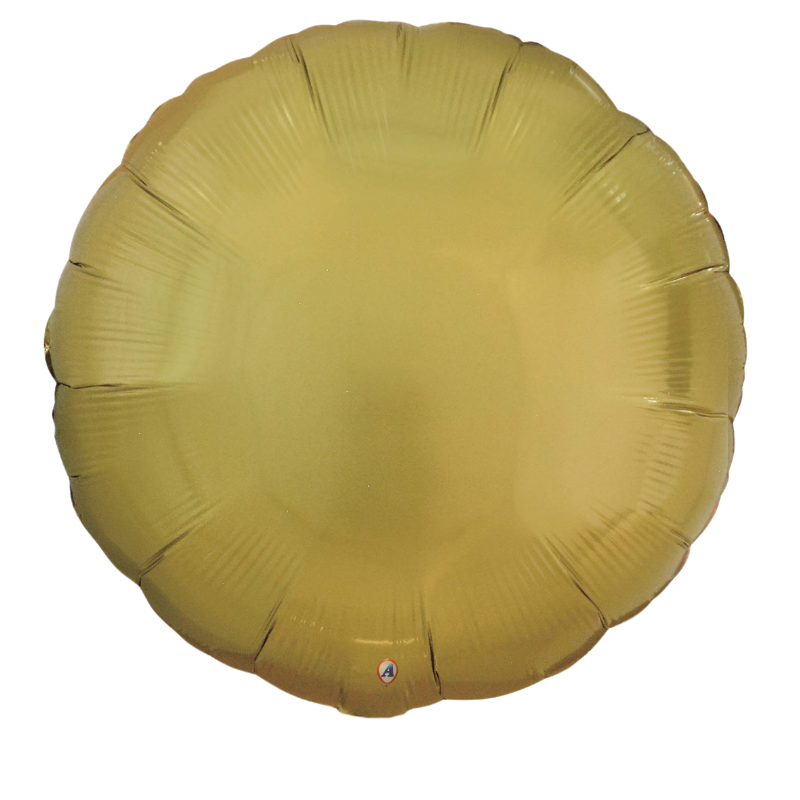 20" AAB Vintage Gold Round Matte Foil Balloon | Buy 5 Or More Save 20%