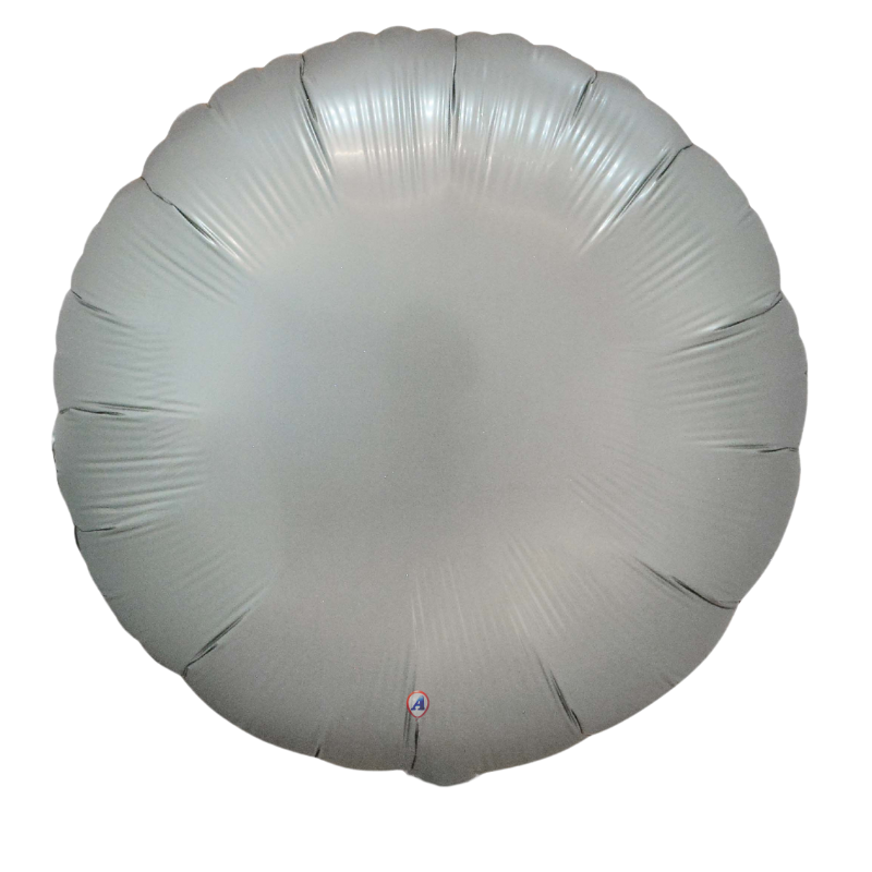 20" AAB Vintage Gray Round Matte Foil Balloon | Buy 5 Or More Save 20%