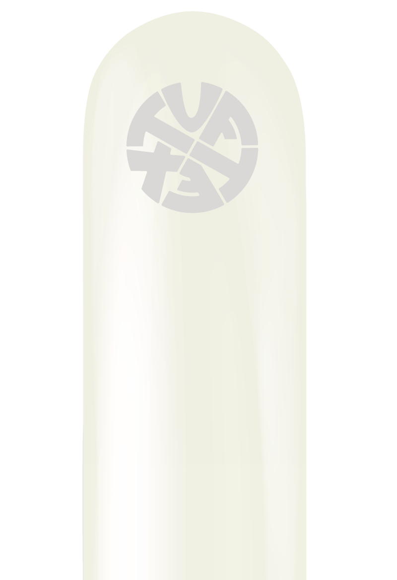 B2B TT-260's Tuftex White Twisting Latex Balloons | 50 Count