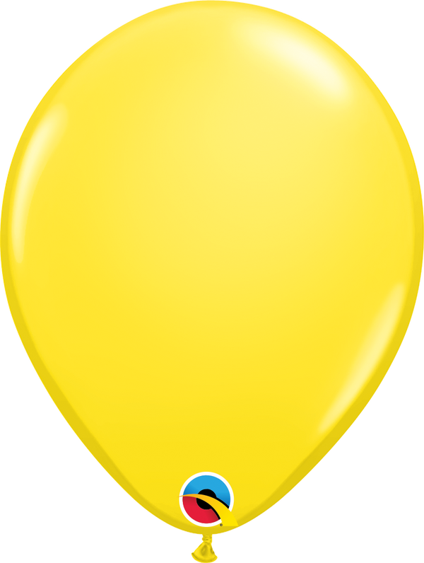 16" Qualatex Yellow Latex Balloons | 50 Count