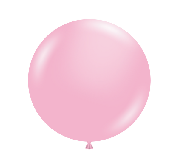 24" TUFTEX Baby Pink Latex Balloons | 25 Count