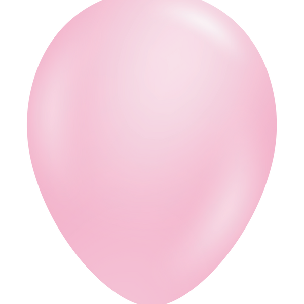 17 Inch TUFTEX Baby Pink Latex Balloons | 72 Count - Wholesale