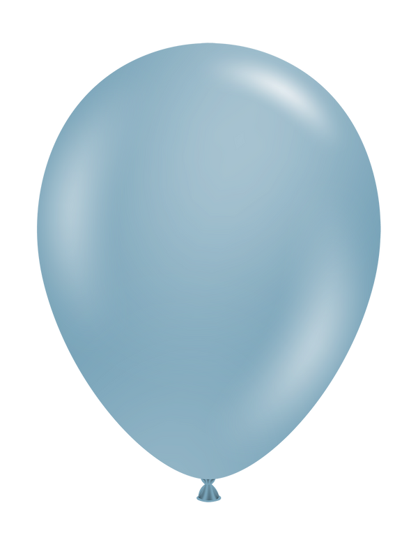 11" TUFTEX Blue Slate Latex Balloons | 100 Count