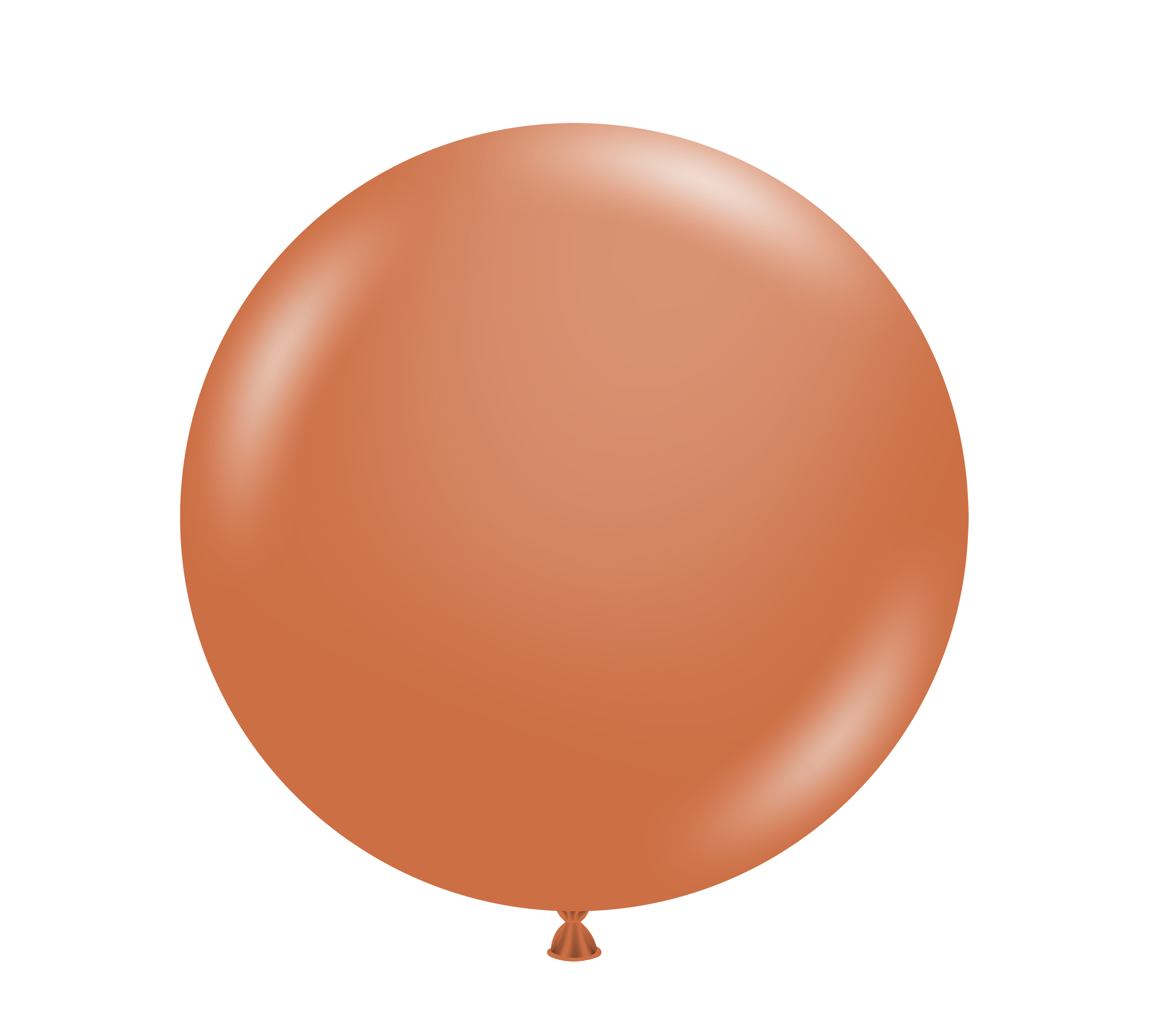 24" TUFTEX Burnt Orange Latex Balloons | 25 Count