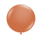 36" TUFTEX Burnt Orange Latex Balloons - 3 Foot Giant | 2 Count