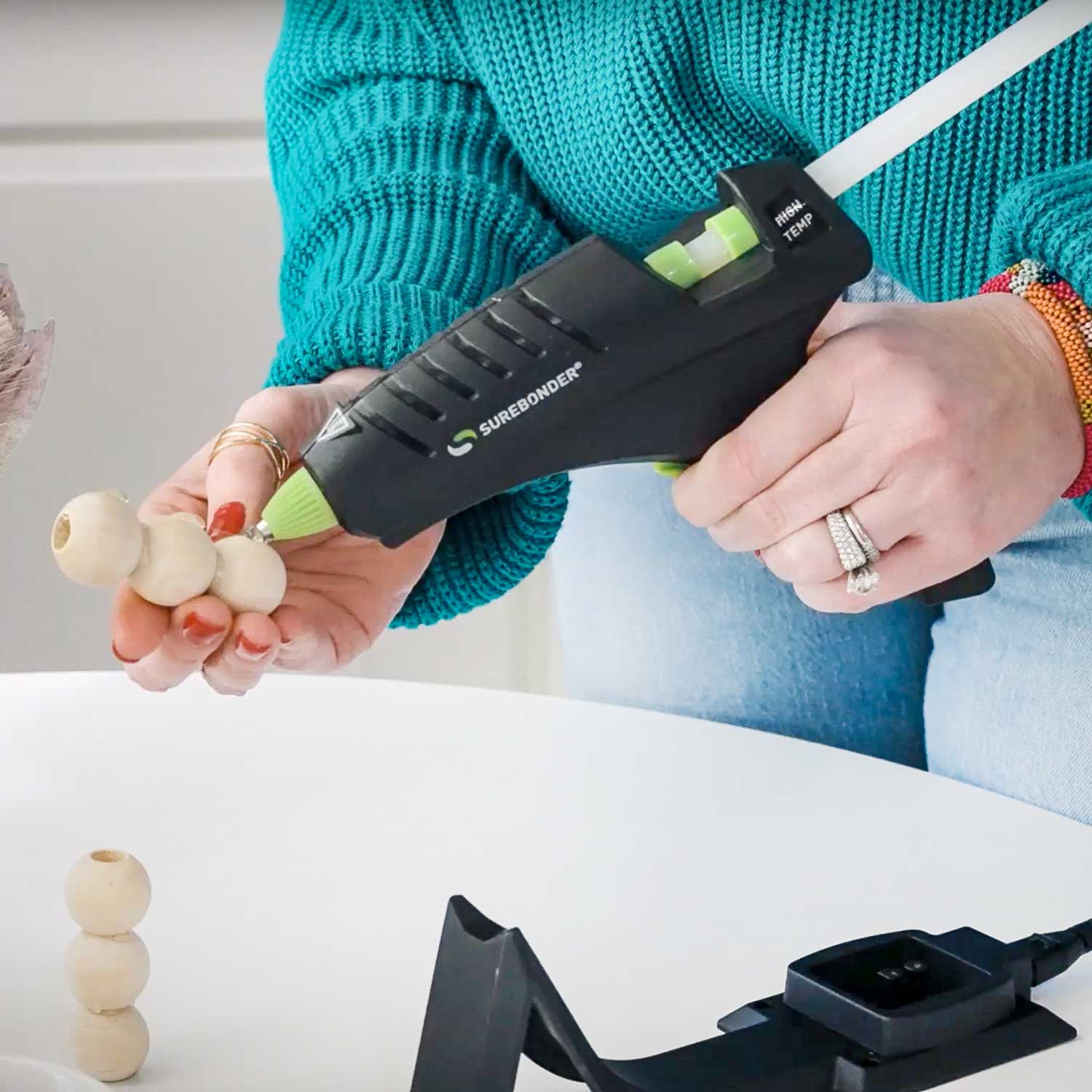 Surebonder Miniature Dual Temperature Stand-up Glue Gun