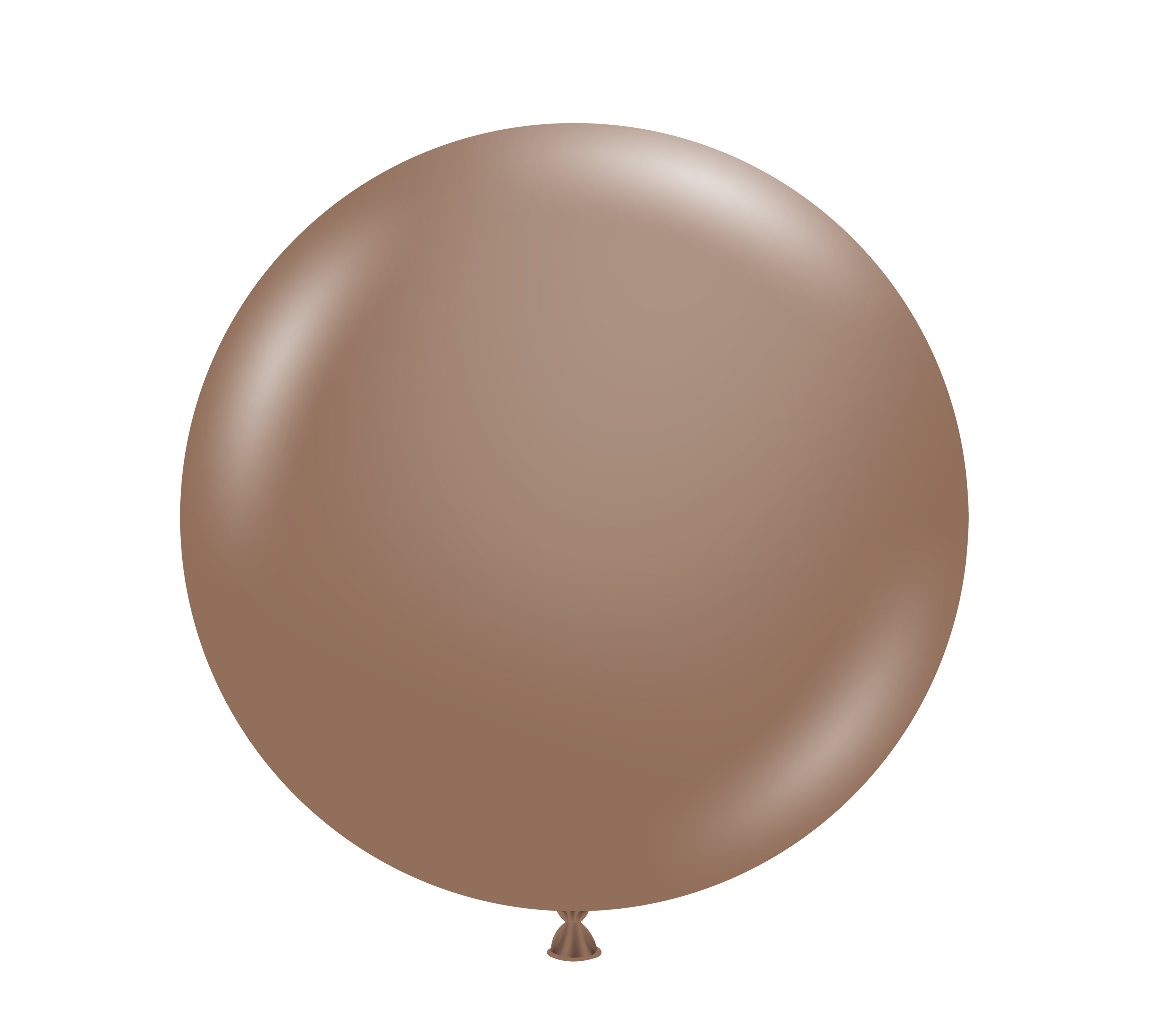 36" TUFTEX Cocoa Latex Balloons 3 Foot Giant | 2 Count