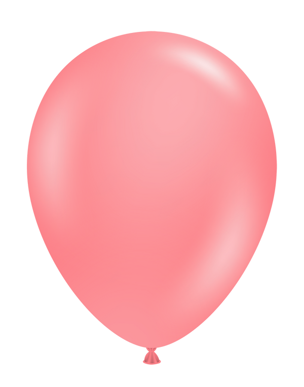 17" TUFTEX Coral Latex Balloons | 50 Count