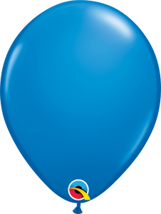 9" Qualatex Dark Blue Latex Balloons | 100 Count