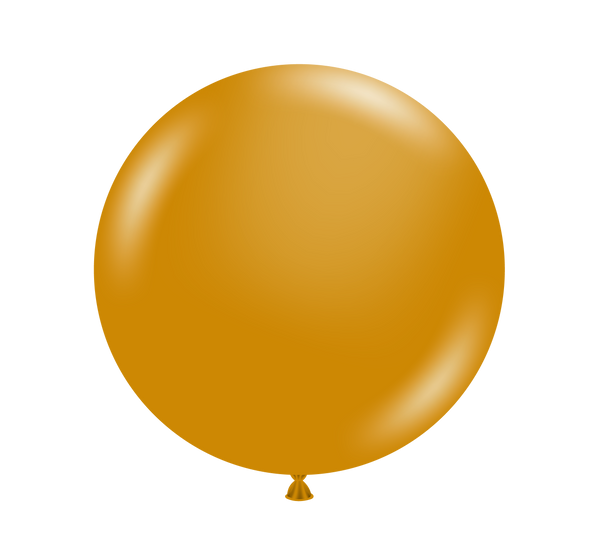 24" TUFTEX Metallic Pearlized Gold Latex Balloons | 25 Count
