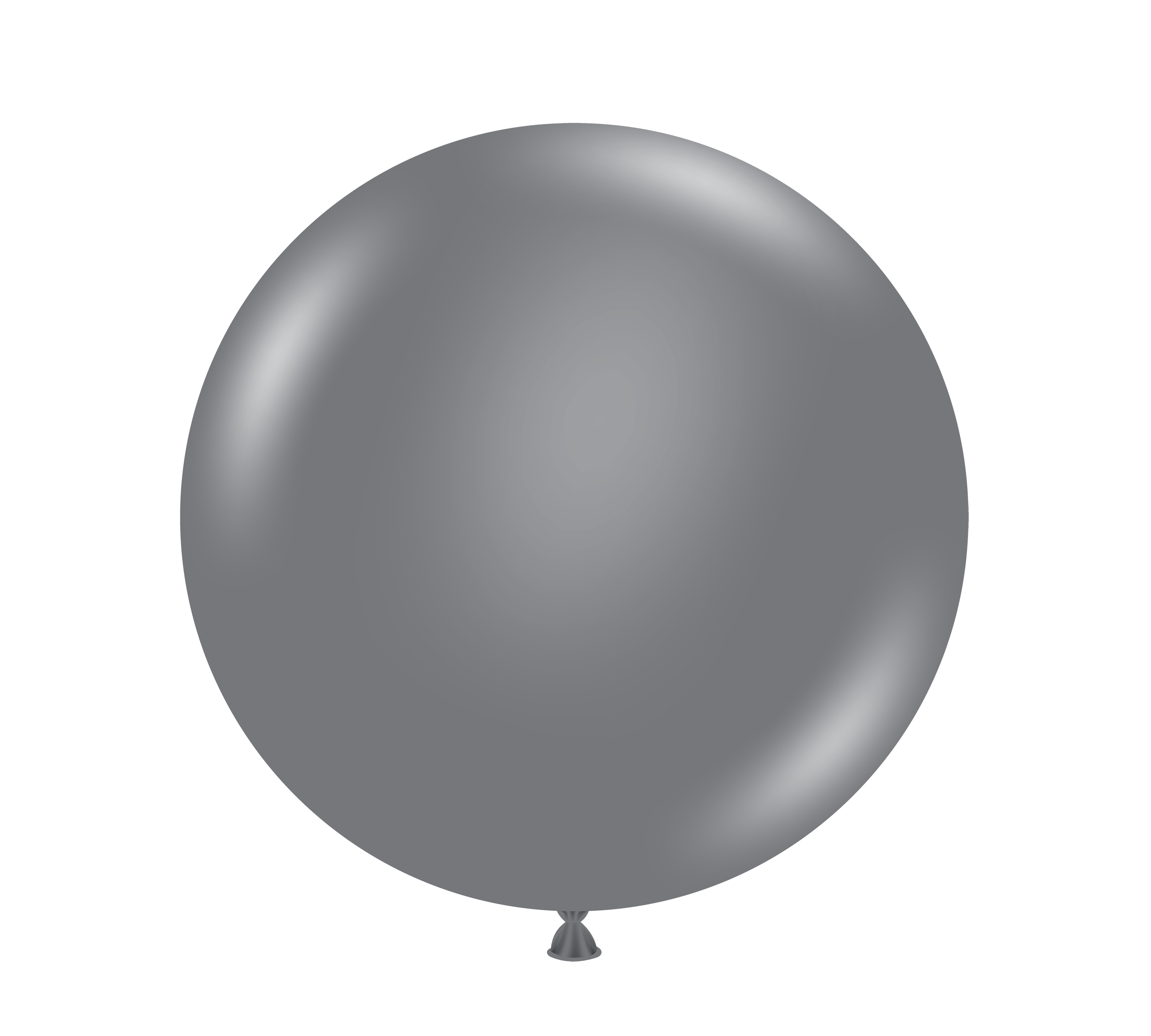 36" TUFTEX Gray Smoke Latex Balloons - 3 Foot Giant | 2 Count