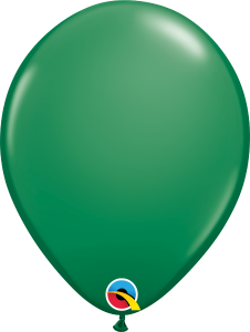 9" Qualatex Green Latex Balloons | 100 Count