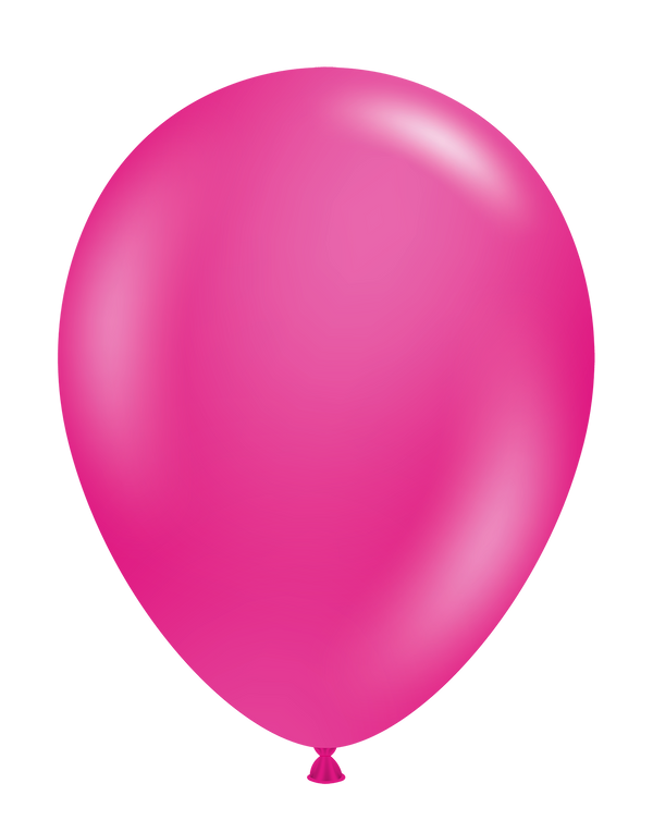17" TUFTEX Hot Pink Latex Balloons | 72 Count