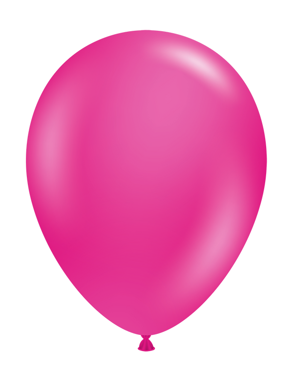 11" TUFTEX Hot Pink Latex Balloons | 100 Count
