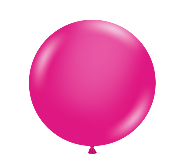 36" TUFTEX Hot Pink Latex Balloons - 3 Foot Giant | 2 Count
