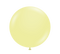 36" TUFTEX Lemonade - Pastel Yellow Latex Balloons - 3 Foot Giant | 2 Count