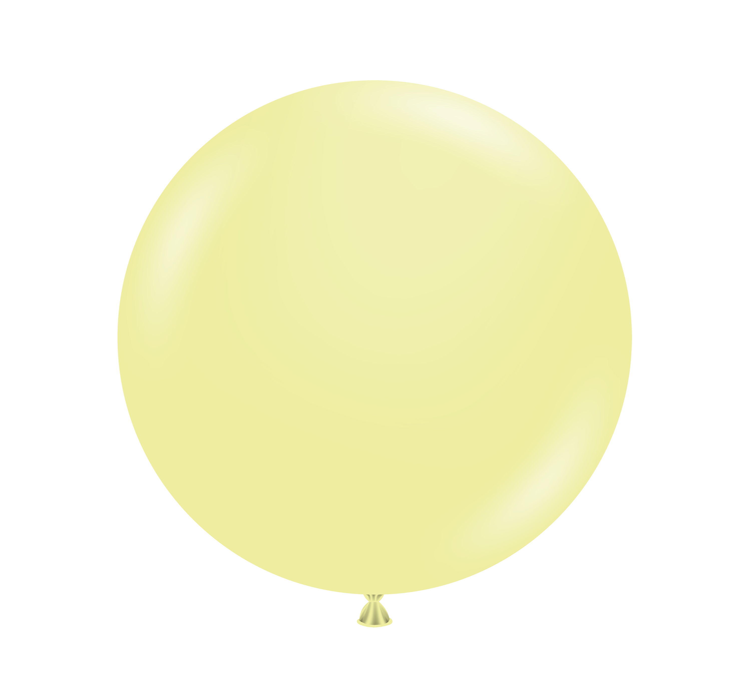 24" TUFTEX Lemonade - Pastel Yellow Latex Balloons | 25 Count