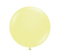 24" TUFTEX Lemonade - Pastel Yellow Latex Balloons | 25 Count