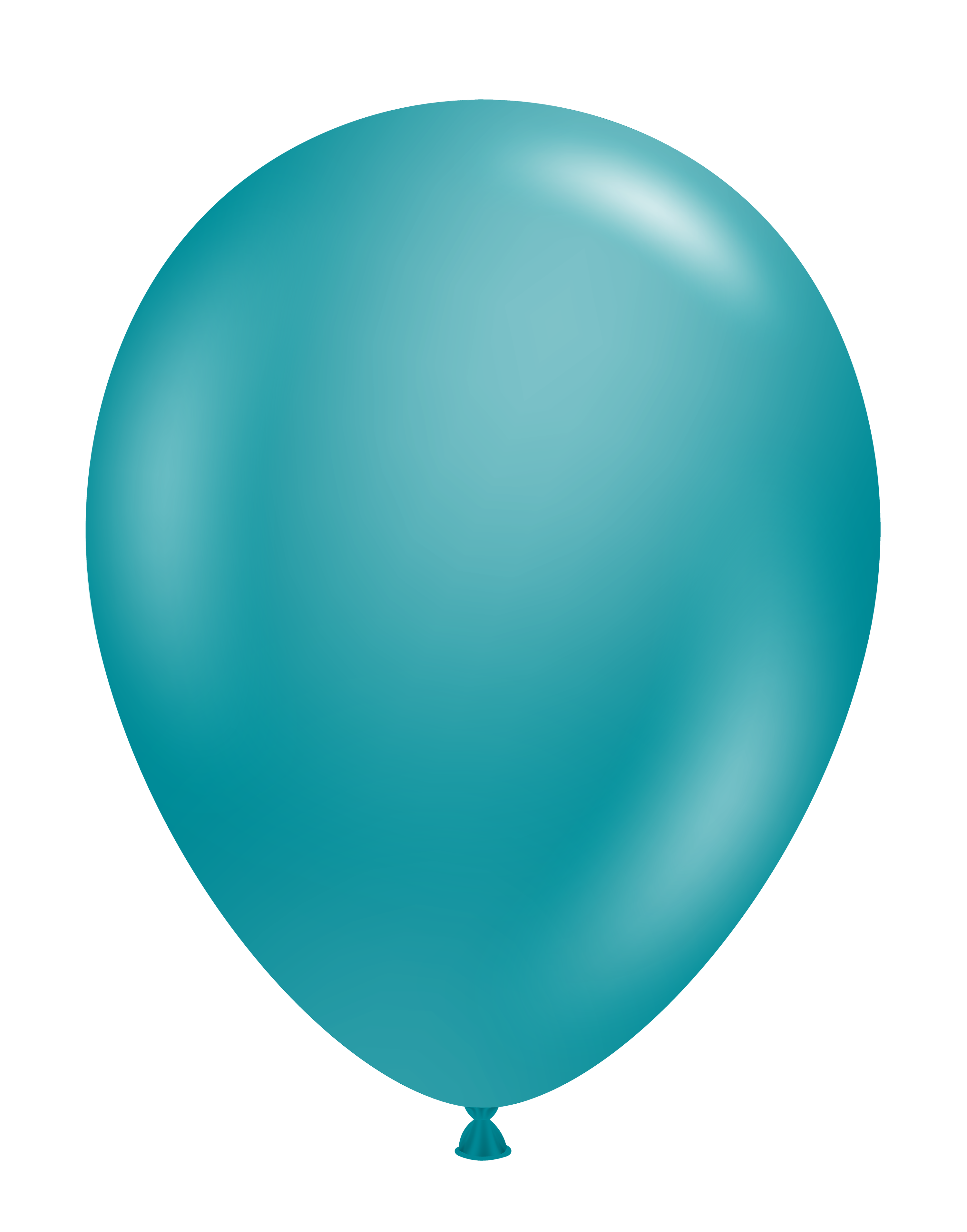 11" TUFTEX Metallic Pearlized Teal Latex Balloons | 100 Count