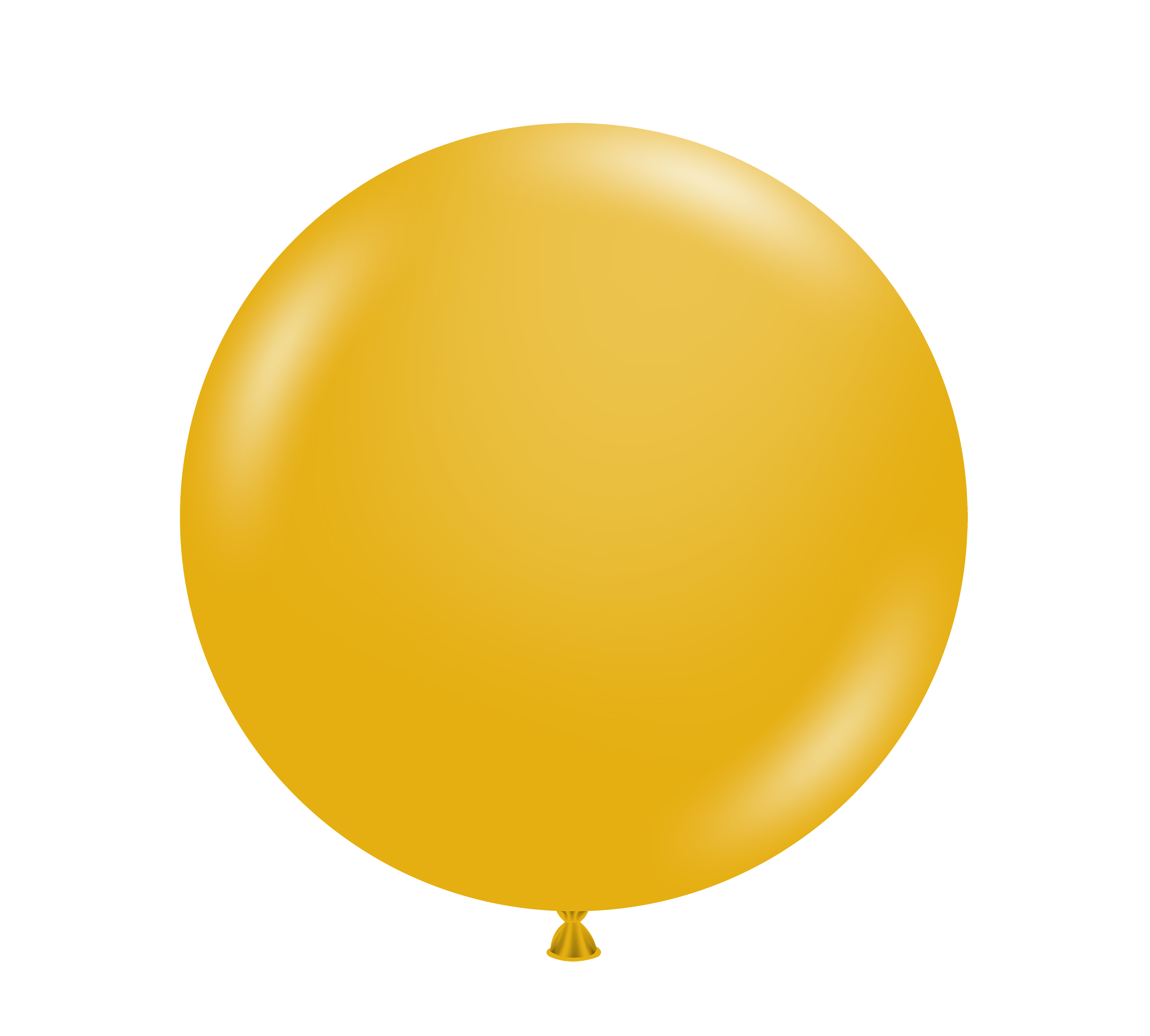 36" TUFTEX Mustard Latex Balloons - 3 Foot Giant | 2 Count