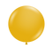 36" TUFTEX Mustard Latex Balloons - 3 Foot Giant | 2 Count