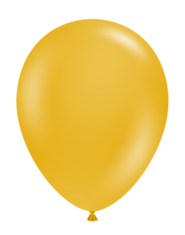 5" TUFTEX Mustard Latex Balloons | 50 Count