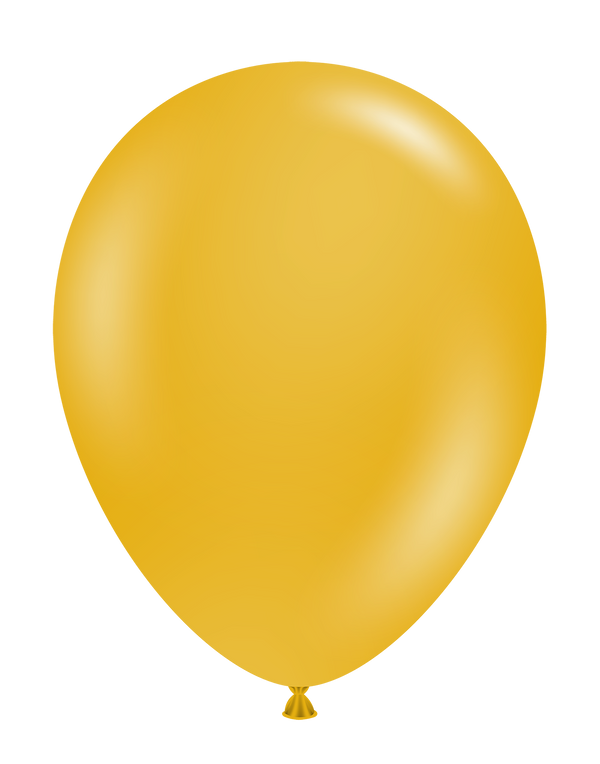 11" TUFTEX Mustard Latex Balloons | 100 Count