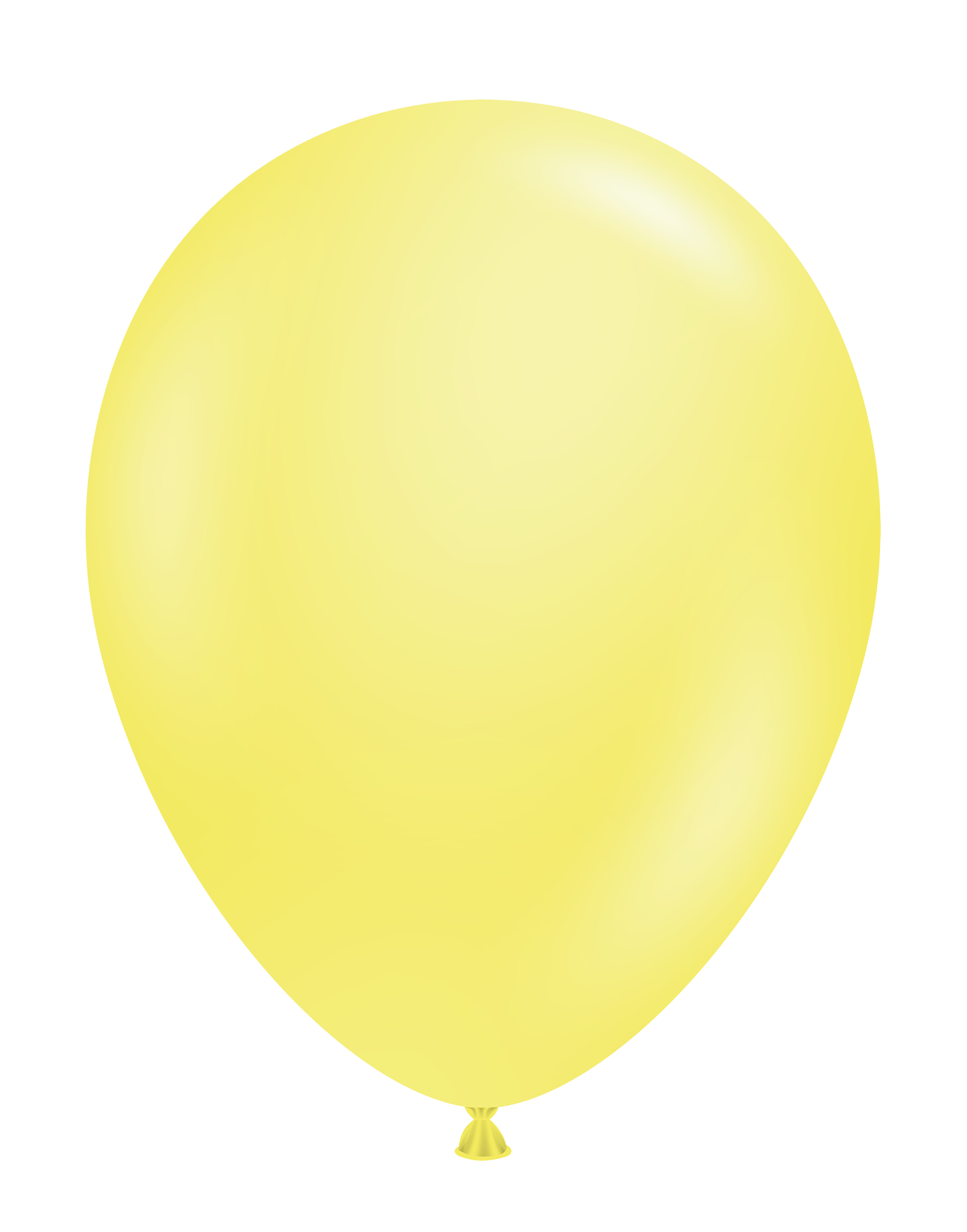 11" TUFTEX Metallic Pearlized Yellow Latex Balloons | 100 Count