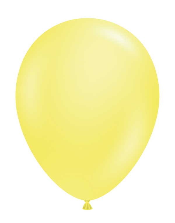 11" TUFTEX Metallic Pearlized Yellow Latex Balloons | 100 Count