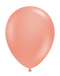 17" TUFTEX Metallic Pearlized Rose Gold Latex Balloons | 50 Count