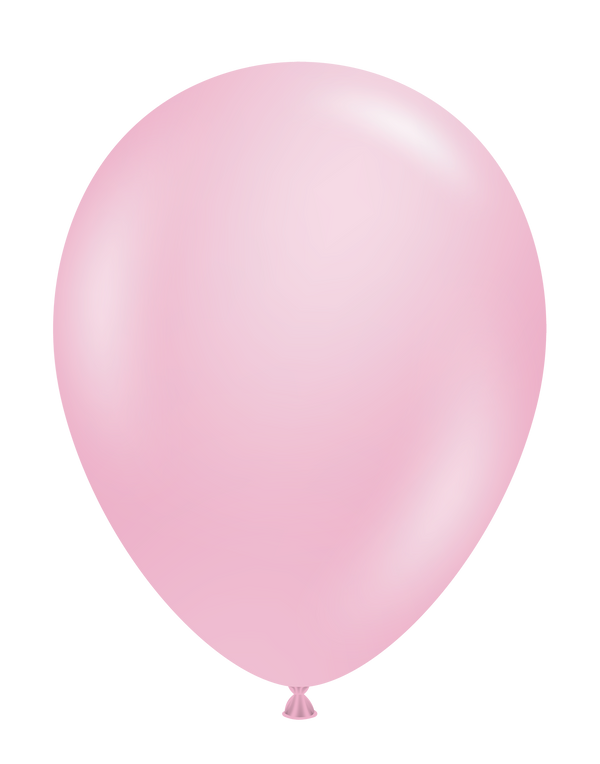 17" TUFTEX Metallic Pearlized Pink Shimmer Latex Balloons | 72 Count