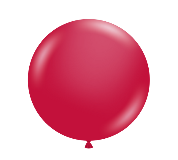 36" - 3 Foot TUFTEX Metallic Pearlized Starfire RedLatex Balloons | 2 Count