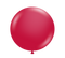 36" - 3 Foot TUFTEX Metallic Pearlized Starfire RedLatex Balloons | 2 Count