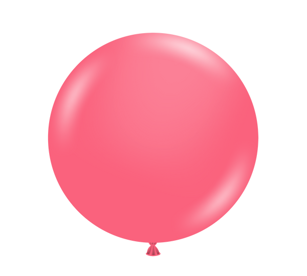 36" TUFTEX Taffy - Coral Pink Latex Balloons - 3 Foot Giant | 2 Count
