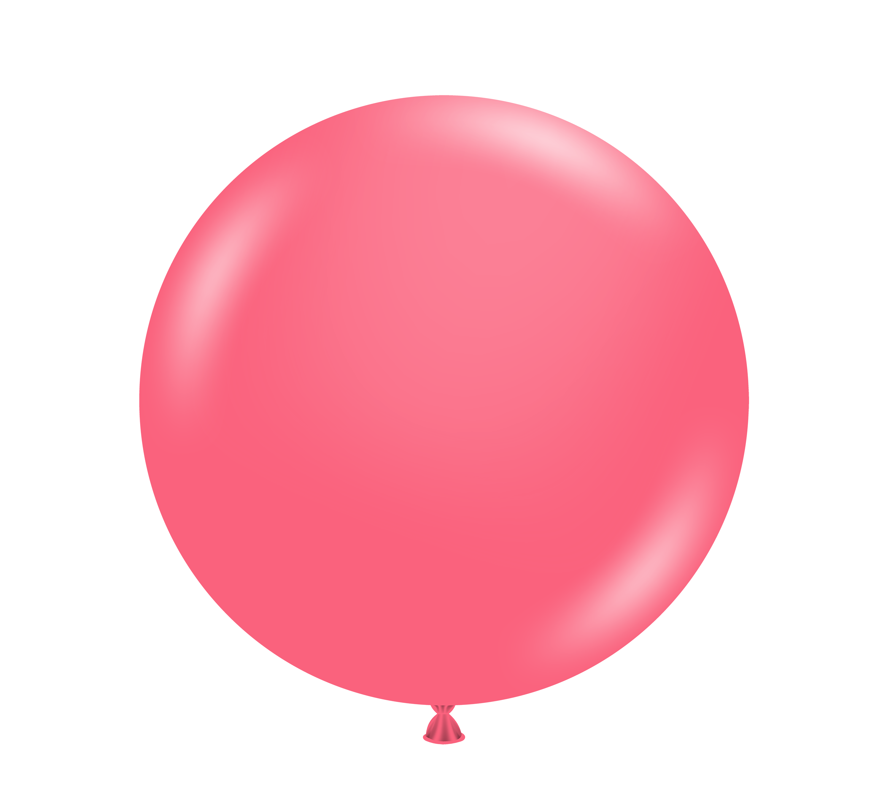 24" TUFTEX Taffy - Coral Pink Latex Balloons | 25 Count