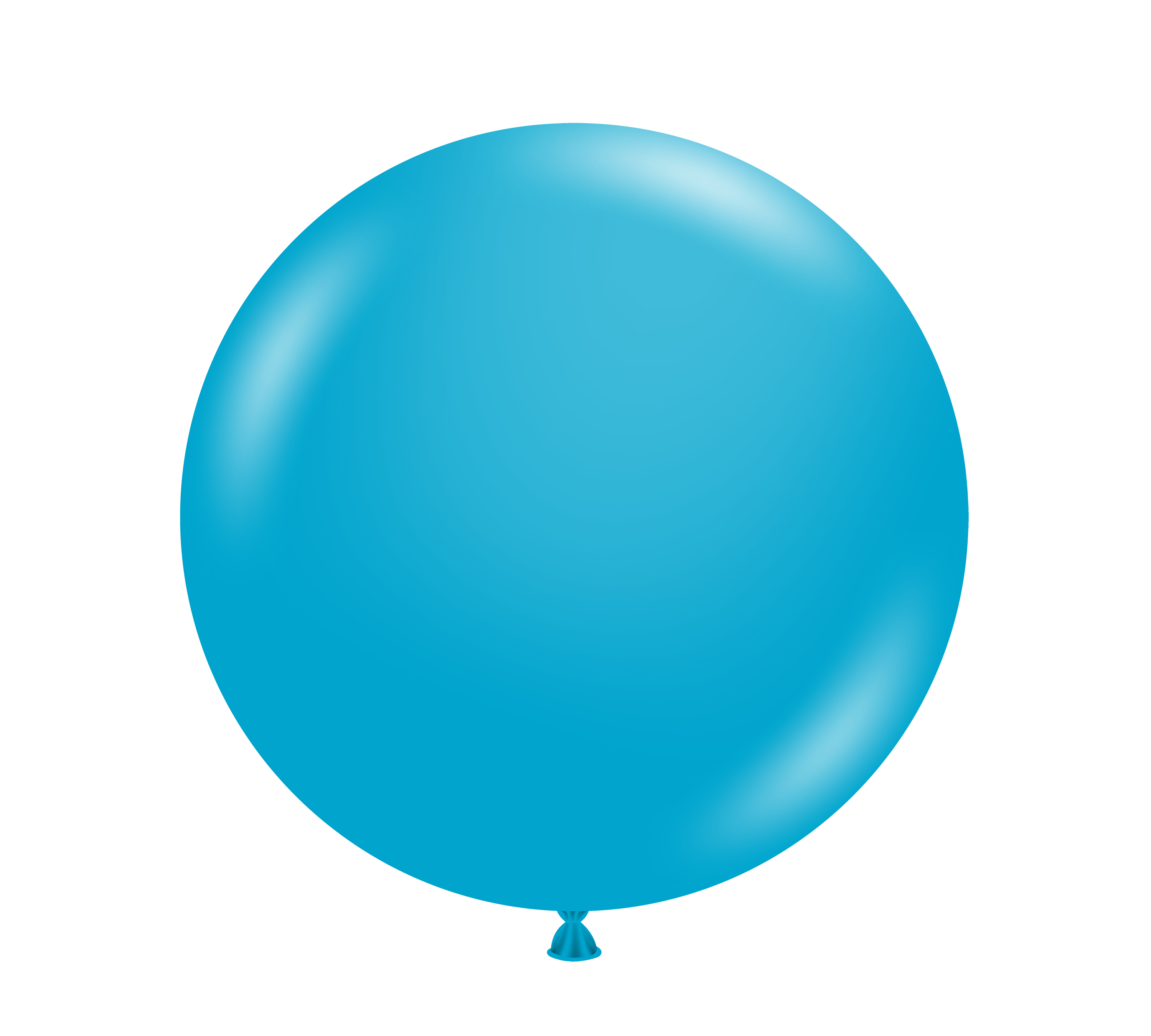 24" TUFTEX Turquoise Latex Balloons | 25 Count