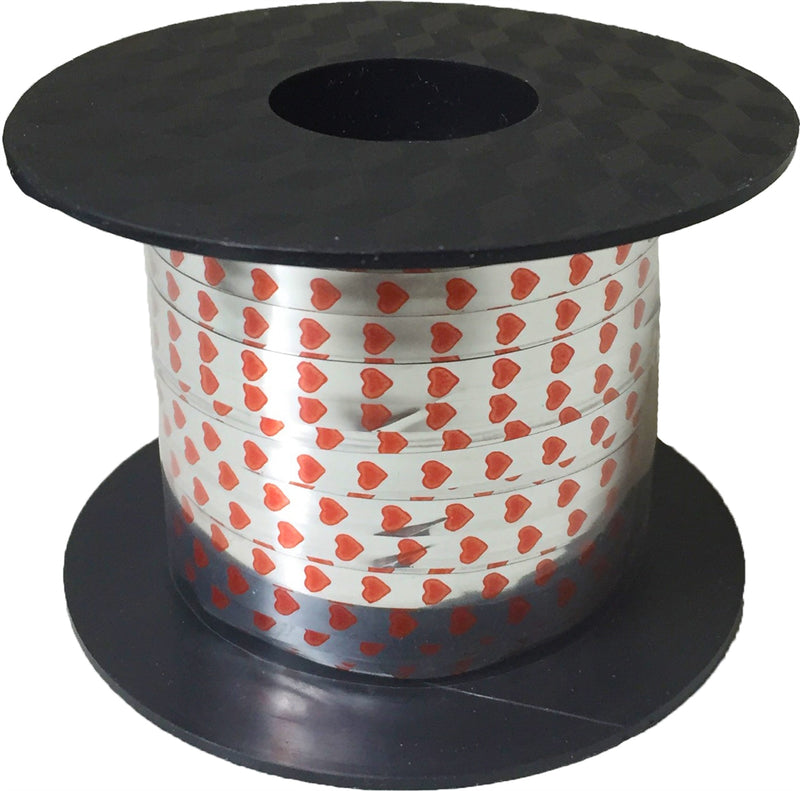 3/16" Heart Smooth Curling Ribbon