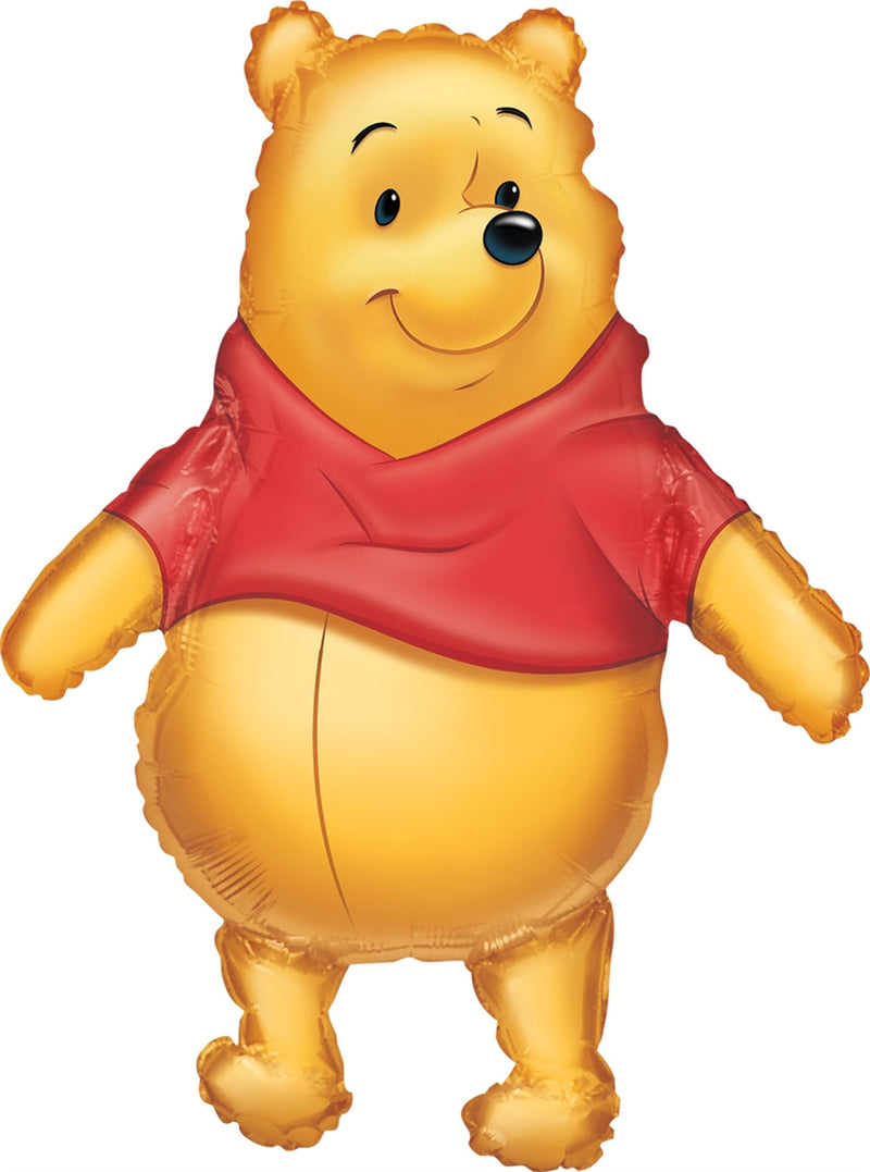 Globo de aluminio con forma de Winnie The Pooh de 29"