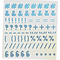 Number & Letter Glitter Symbol Stickers | 1 Sheet