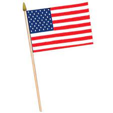 11" x 18" Rayon American Flag