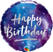 18" Birthday Galaxy Foil Balloon | Buy 5 Or More Save 20%