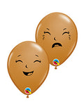 Globos de látex con cara de bebé feliz/triste de 5" (D)