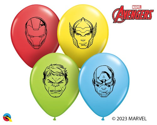 5" Marvel's Avenger Faces Balloons