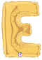 7" | 14"| 40" Gold Letter Foil Balloon - Megaloons Letters A -Z | 3 Sizes Available