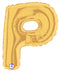 7" | 14"| 40" Gold Letter Foil Balloon - Megaloons Letters A -Z | 3 Sizes Available