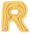 7" | 14"| 40" Gold Letter Foil Balloon - Megaloons Letters A -Z | 3 Sizes Available
