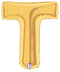 7" | 14"| 40" Gold Letter Foil Balloon - Megaloons Letters A -Z | 3 Sizes Available