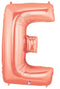 Globos con letras de oro rosa de 14" | 40" - Megaloons | 2 Tamaños Disponibles - Letras AZ 