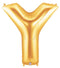 7" | 14"| 40" Gold Letter Foil Balloon - Megaloons Letters A -Z | 3 Sizes Available
