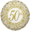 18" 50th Anniversary Balloon | Buy 5 Or More Save 20%
